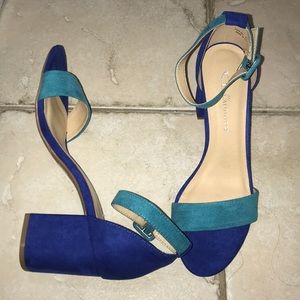 Blue heels